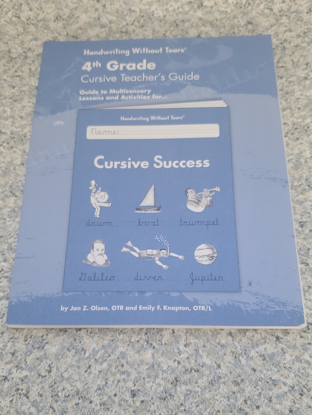 Handwriting Without Tears 4th Grade Cursive Teachers Guide Paperback Preowned
